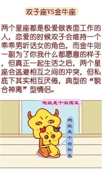 双子座男爱金牛座女吗