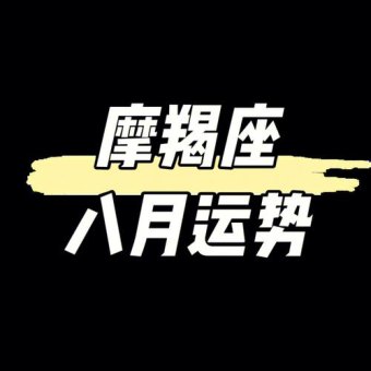 摩羯座八月份适合换工作吗