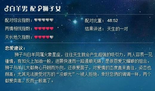 白羊座男和白羊女分手后会复合吗